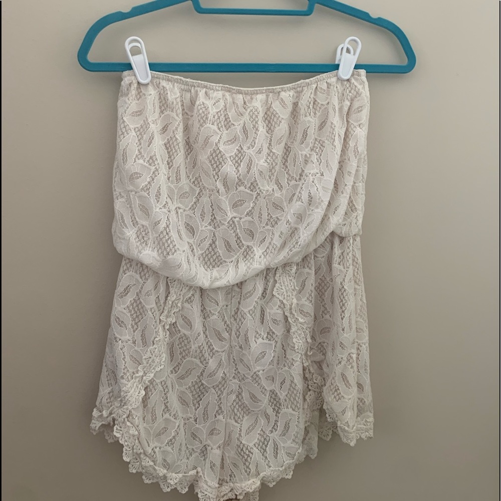 Free People Lace Romper